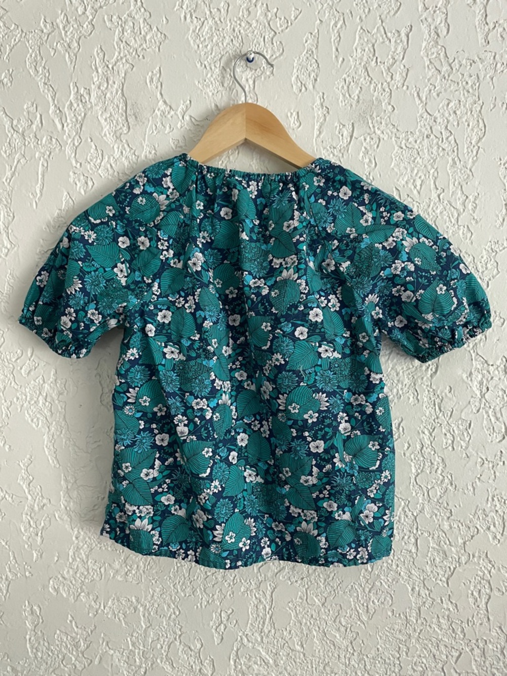 Jcrew Crewcuts Girls Floral Blouse Top 10/11 - Picture 5 of 6